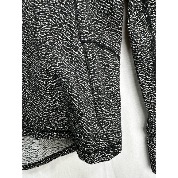 Lululemon Heathered Black 1/2 Zip Long Sleeve Pullover size 10 - Picture 7 of 11